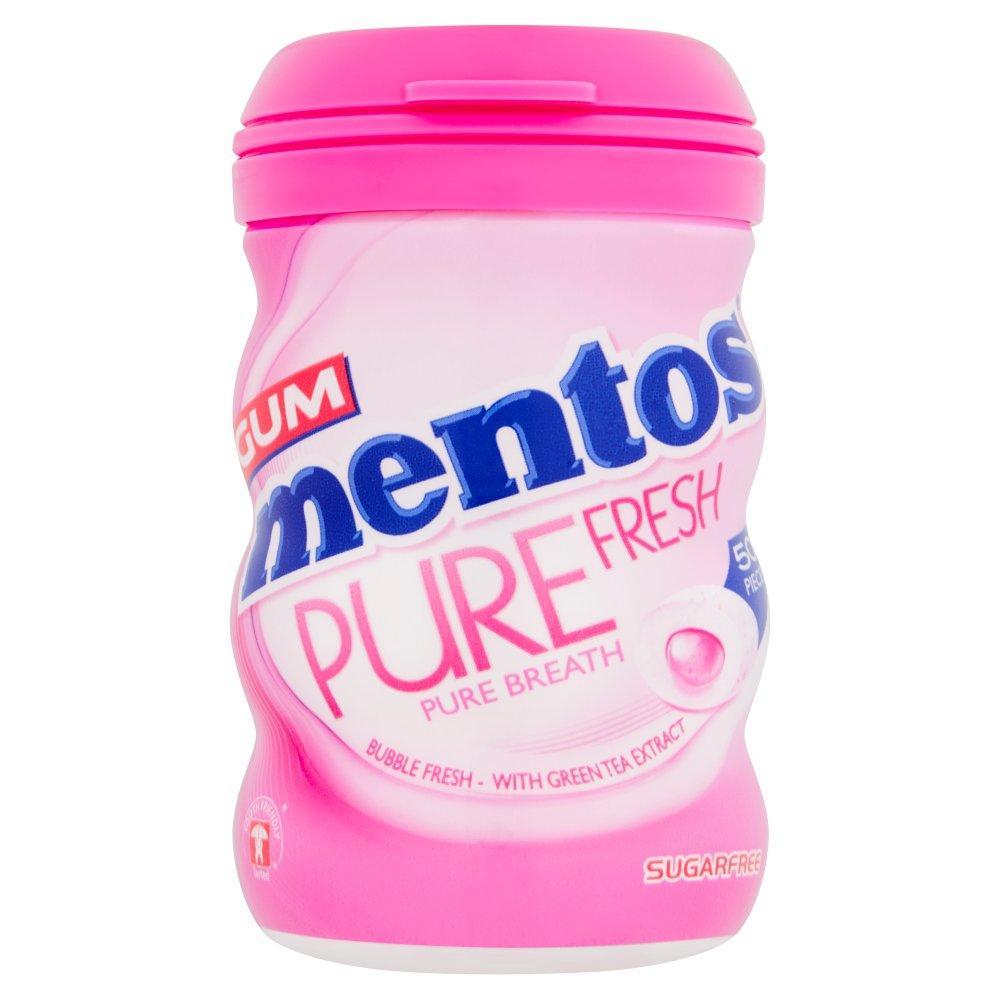 Резинка жевательная Mentos Pure Fresh Bubble Fresh 100 гр., ПЭТ