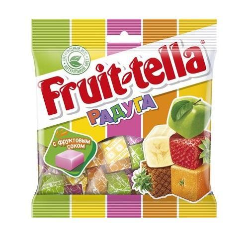 Конфеты жевательные Fruit-tella Радуга 70 гр., флоу-пак