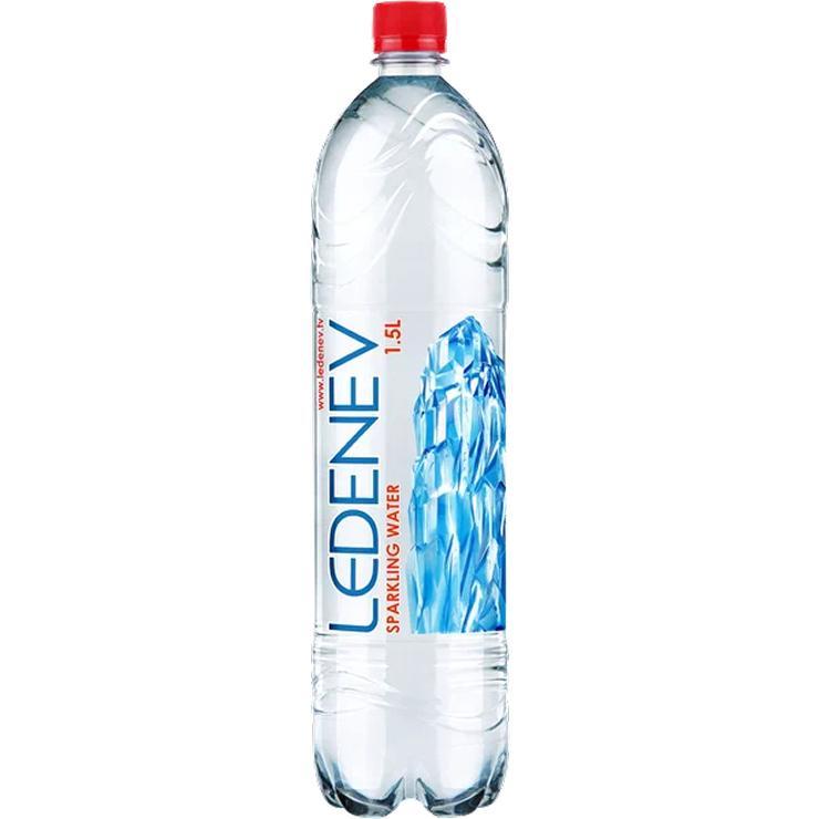 Вода газированная питьевая Ledenev 1,5 л., ПЭТ
