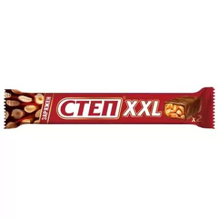 Батончик Степ XXL с арахисом и карамелью 70 гр., флоу-пак