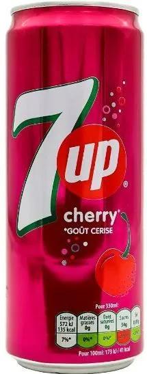 Напиток газированный 7Up вишня 330 мл., ж/б