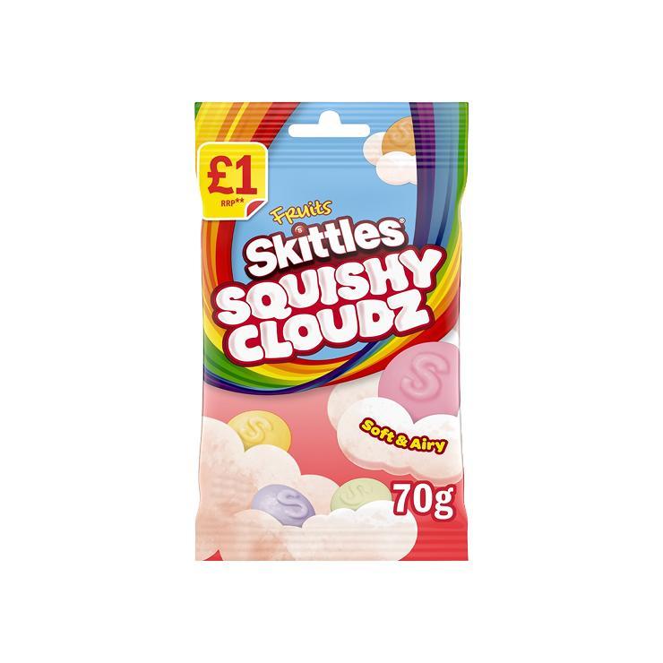 Драже Skittles Tropical Fruits тропические фрукты 109 гр., флоу-пак