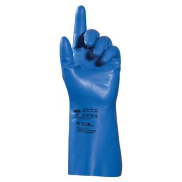 Перчатки нитриловые MAPA Optinit Ultranitril 472, размер 7 S, синие, комплект 10 пар