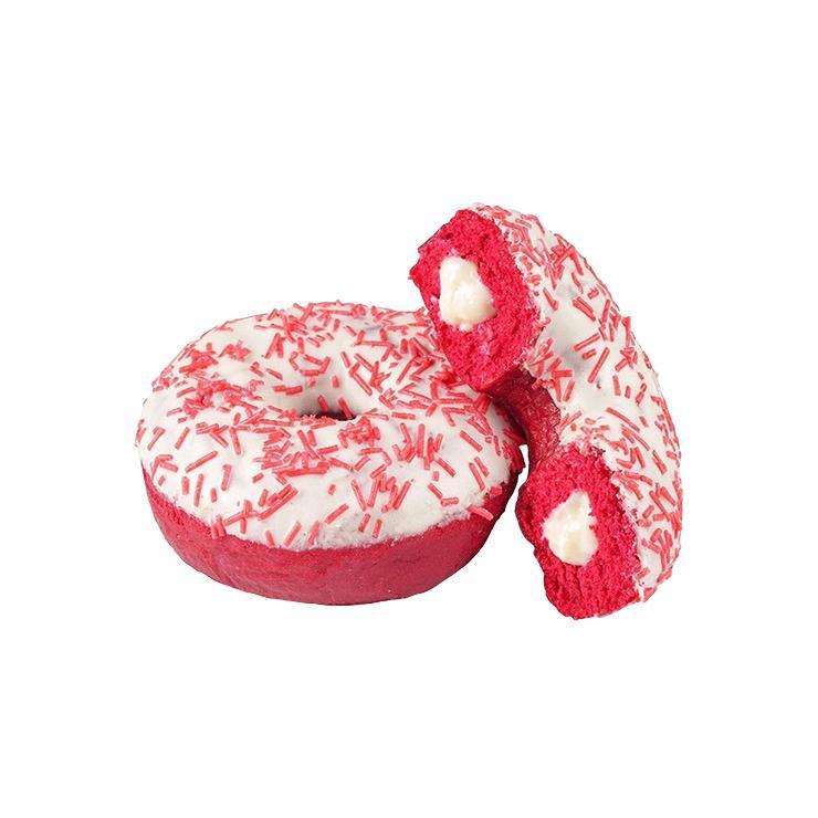 Пончик Донат красный бархат 65 гр., флоу-пак