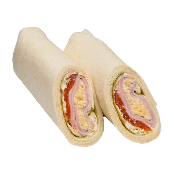 Сэндвич-ролл с омлетом ветчиной и сыром 180 гр., пластиковая упаковка