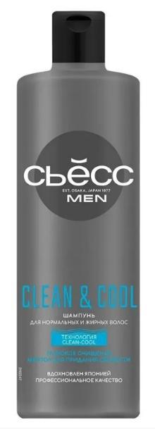 Шампунь СЬĔСС Men Clean&Cool для нормальных волос 450 мл., флакон