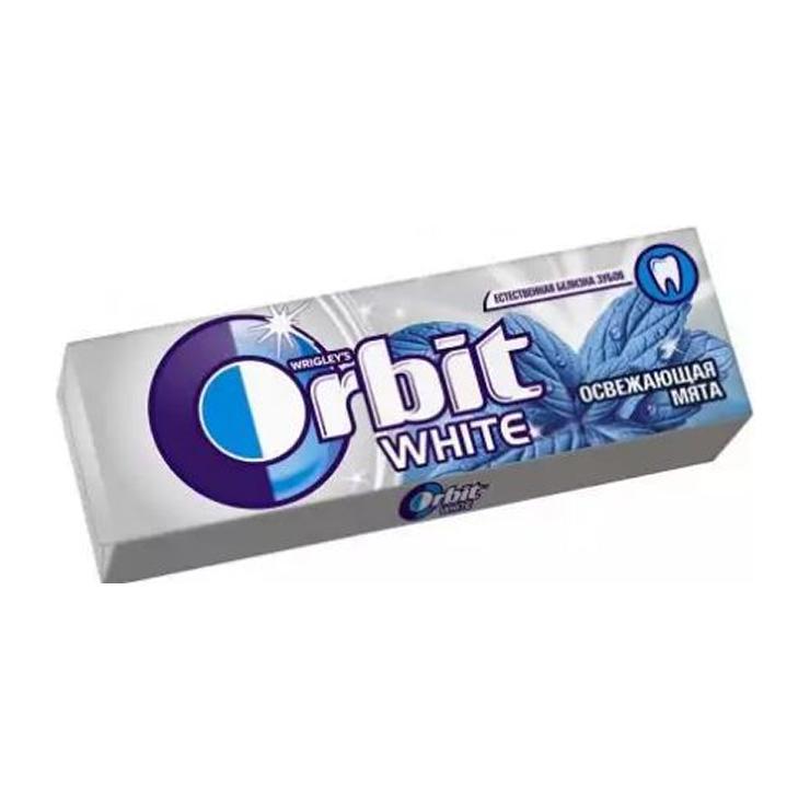 Жевательная резинка Orbit белоснежный освежающая мята 13,6 гр., обертка