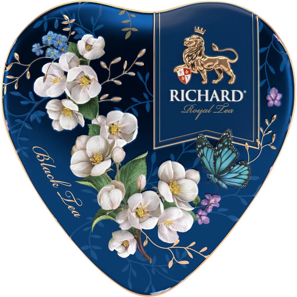 Чай Richard Royal Heart черный  30 г., ж/б