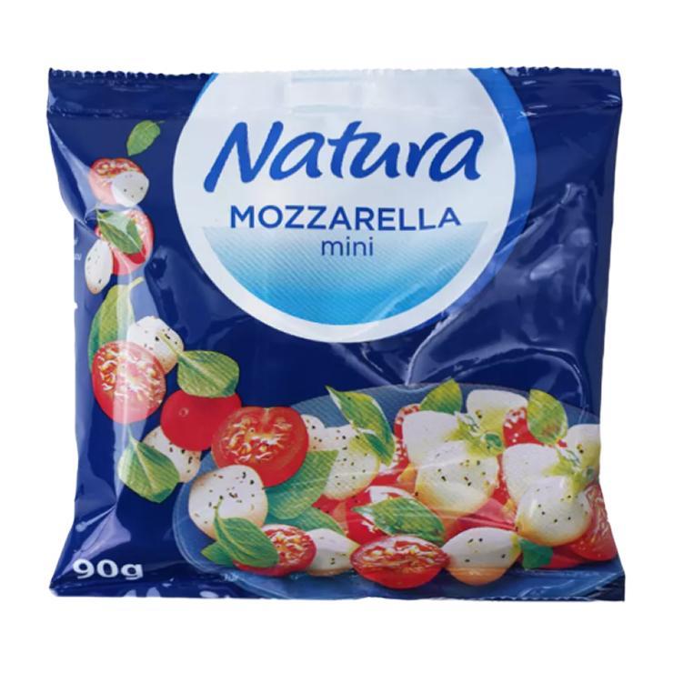 Сыр мягкий Natura моцарелла мини 45% 90 гр., флоу-пак