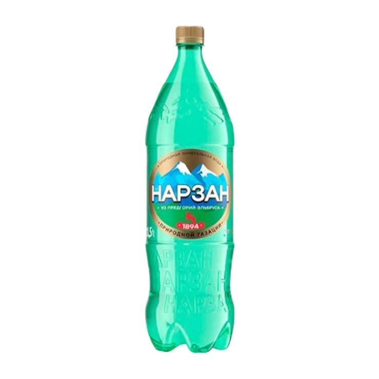 Вода газированная Нарзан минеральная лечебная 1,5 л., ПЭТ