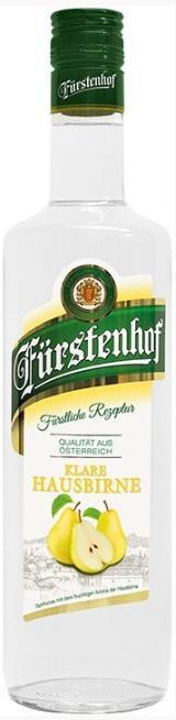 Спиртной напиток крепкий Фюрштенхоф Груша Шнапс 29% Австрия 700 мл., стекло