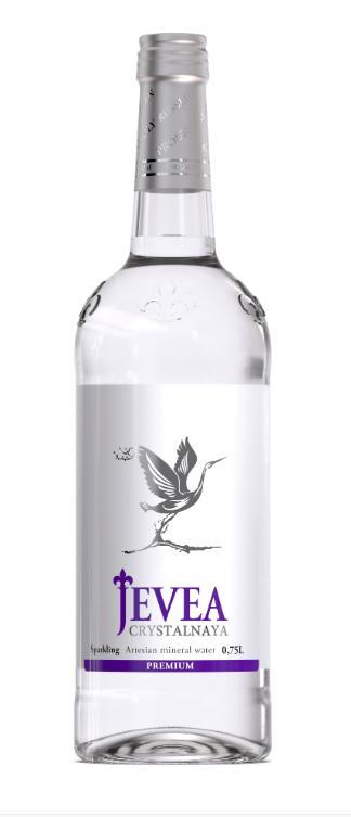 Вода газированная Jevea Premium 750 мл., стекло