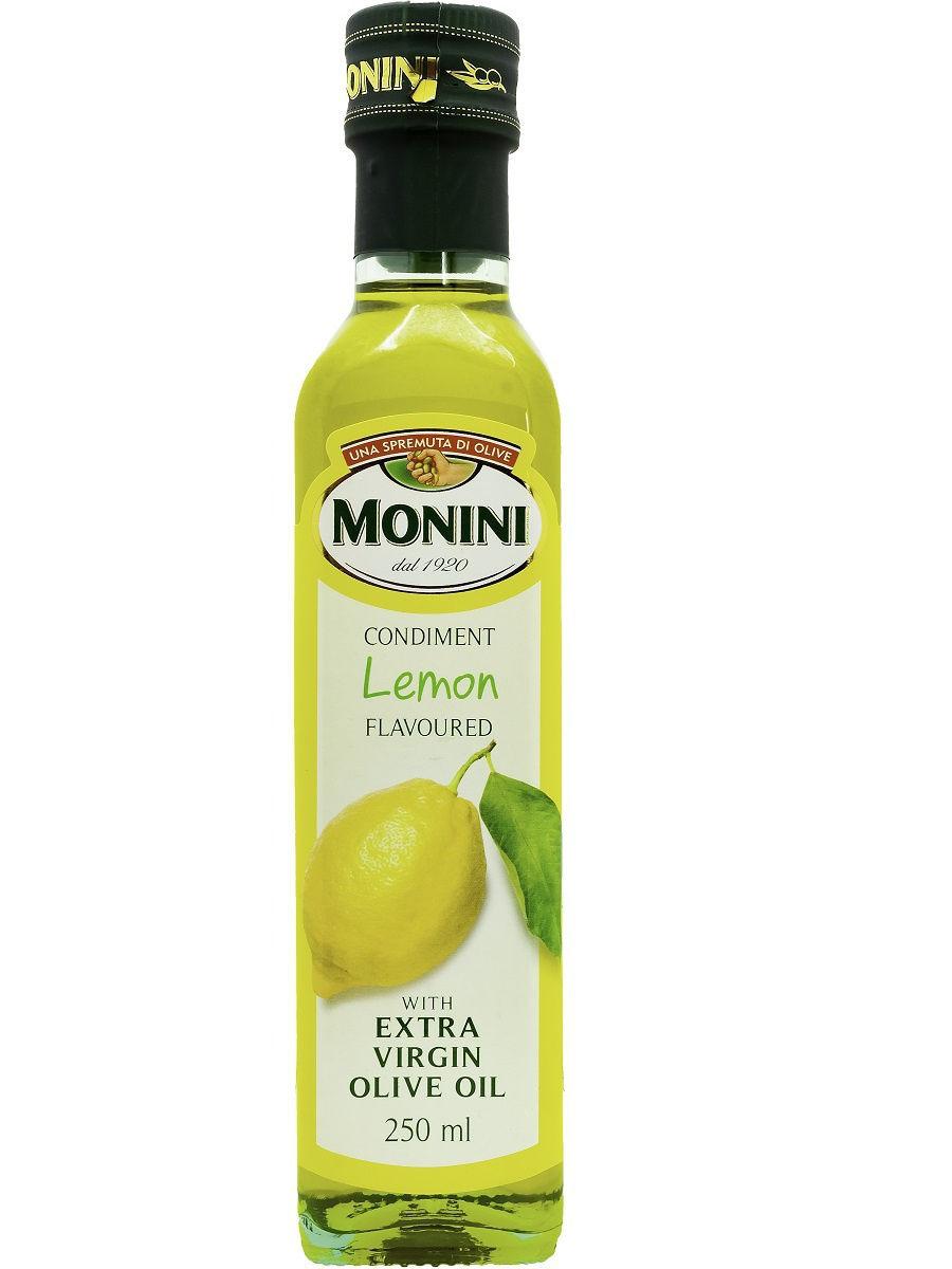 Масло оливковое Monini Extra Virgin с лимоном, 250 мл., стекло