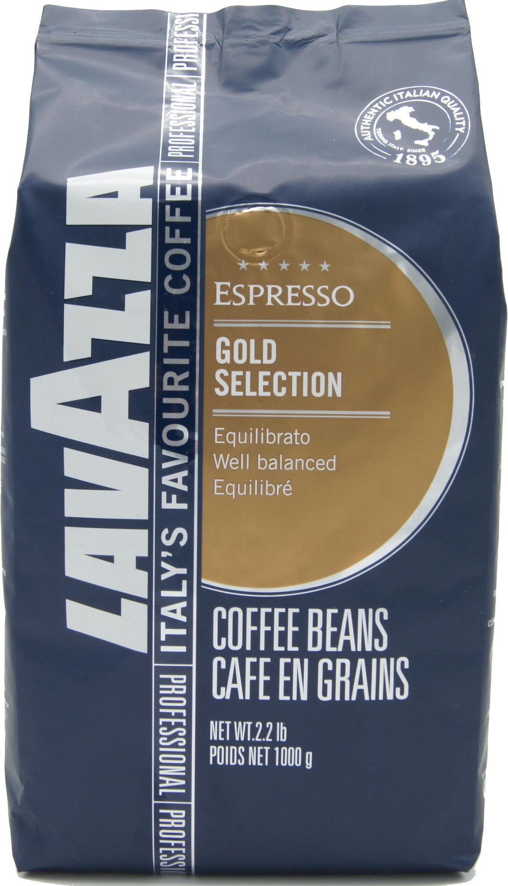 Кофе в зернах Lavazza Gold Selection, 1 кг., фольгированный пакет