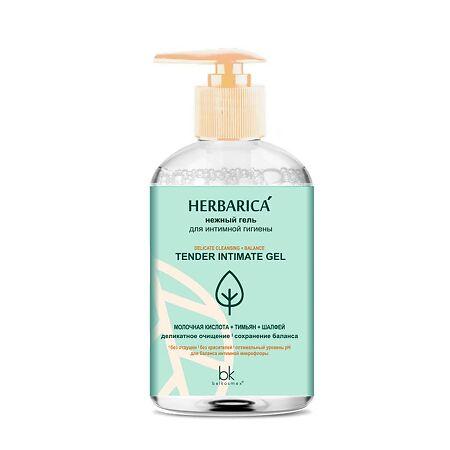 Гель BelKosmex Herbarica Нежный для интимной гигиены, 300 мл., пластиковый флакон с дозатором