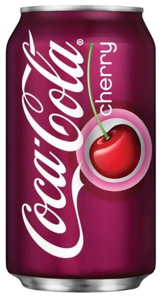 Напиток газированный Coca-Cola cherry США 355 мл., ж/б