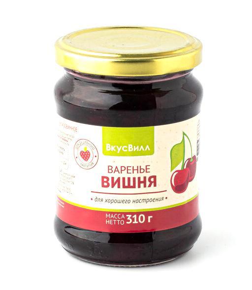 Варенье ВкусВилл вишневое 310 гр., стекло