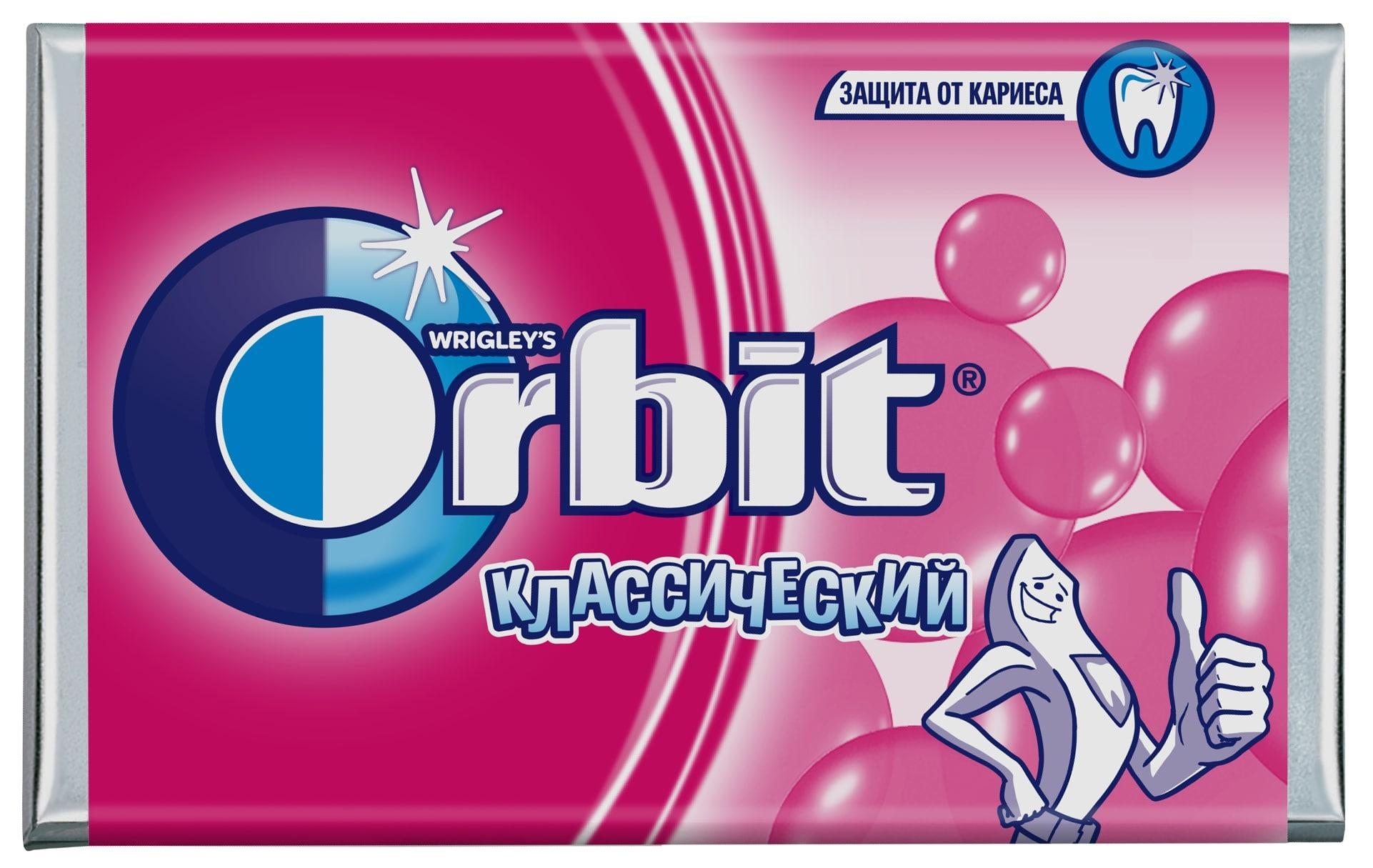Жевательная резинка Orbit Классический детский 11.5 гр., обертка