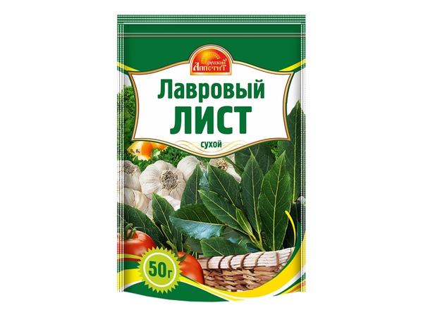 Лист лавровый сухой Русский аппетит 10 гр., саше