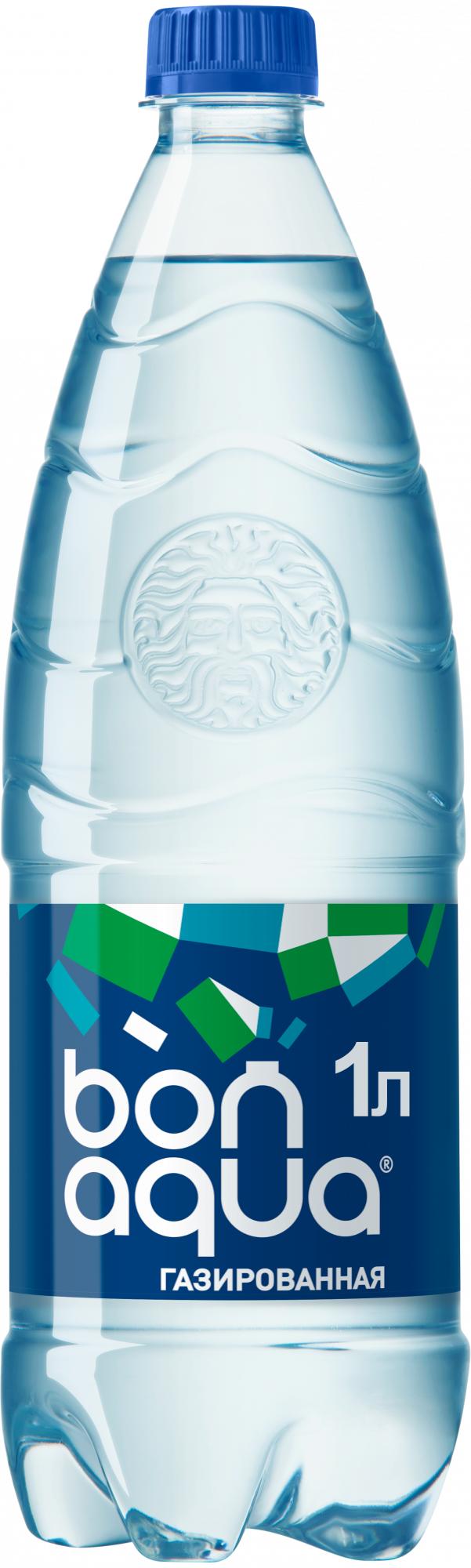 Вода газированная Bon Aqua 1 л., ПЭТ