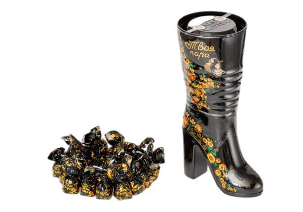 Конфеты Атаг Твоя пара сапог 150 гр., ж/б