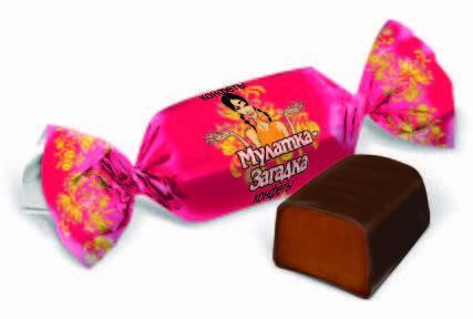 Конфеты Konti Мулатка-загадка,  1 кг., флоу-пак