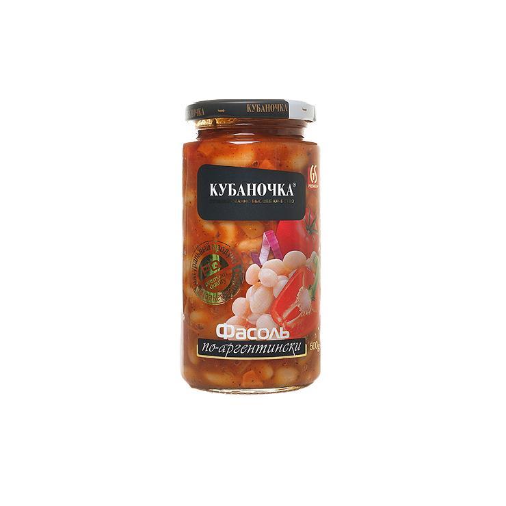 Фасоль Кубаночка по аргентински 370 гр., стекло