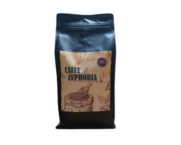 Кофе экспрессо в зернах Caffe di Euphoria 60% арабика, 40% робуста, 180 гр, флоу-пак