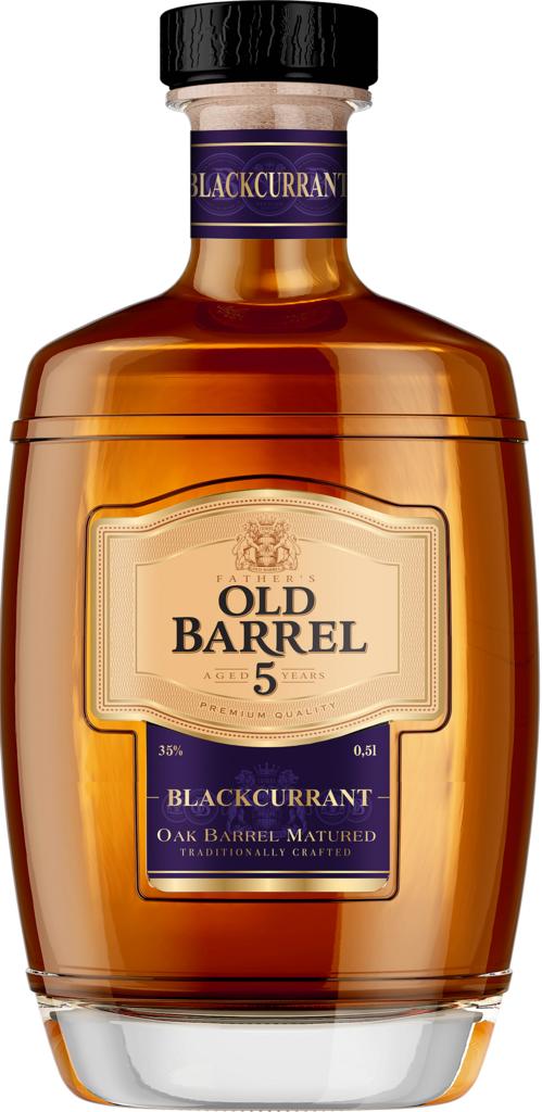 Аперитив Father's Old Barrel Blackcurrant 35% 500 мл., стекло