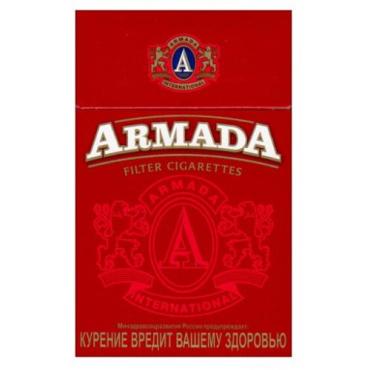 Сигареты Armada Красная пачка, картонная пачка