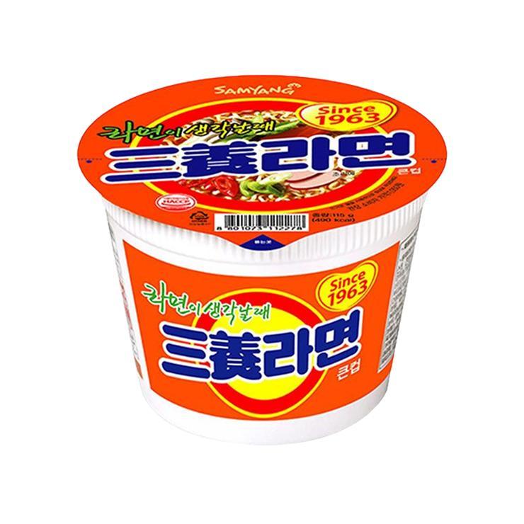 Лапша быстрого приготовления Samyang Big Bowl говядина 115 гр., стакан