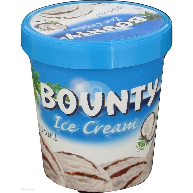 Мороженое Bounty молочное 10%, 272 гр., ПЭТ
