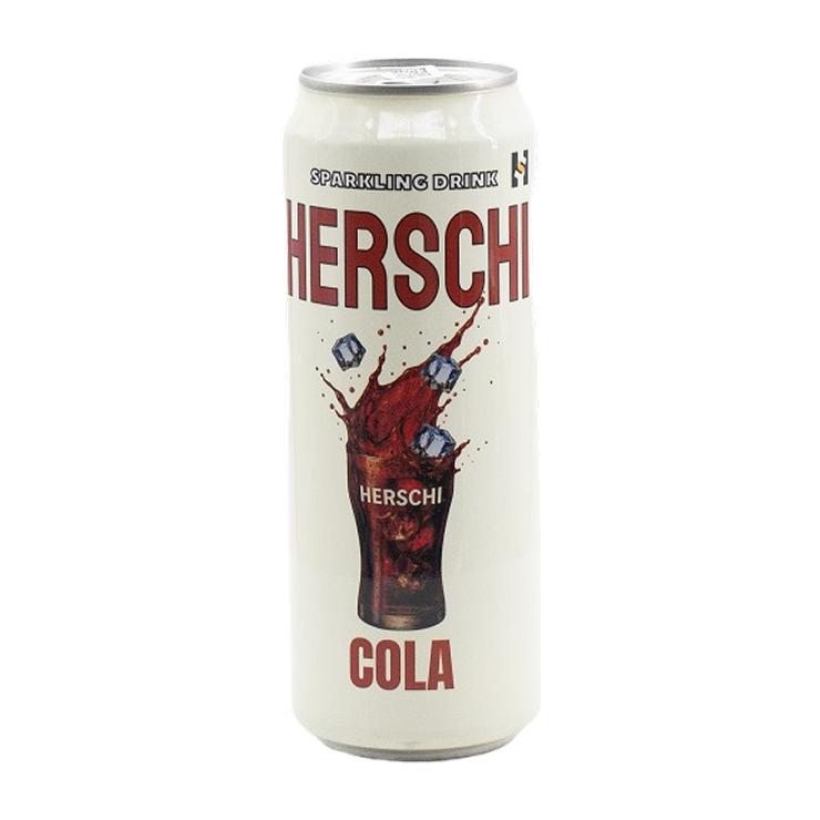 Напиток газированный HERSCHI Cola кола Россия 450 мл., ж/б