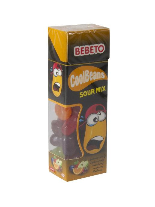 Мармелад жевательный Bebeto Cool Beans Sour mix в сахарной глазури 30 гр., картон