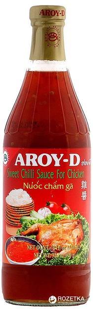 Соус Aroy-D Чили сладкий для курицы Тайланд 920 мл., стеклянная бутылка