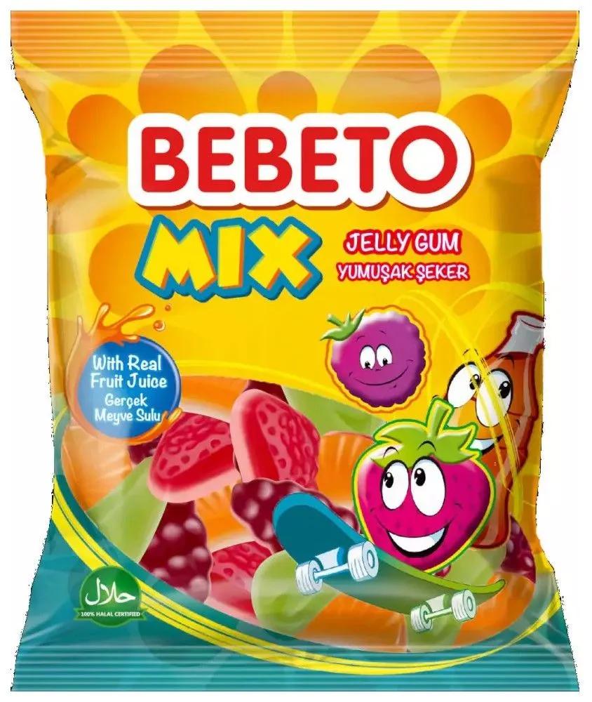 Мармелад жевательный Bebeto Микс 70 гр., флоу-пак