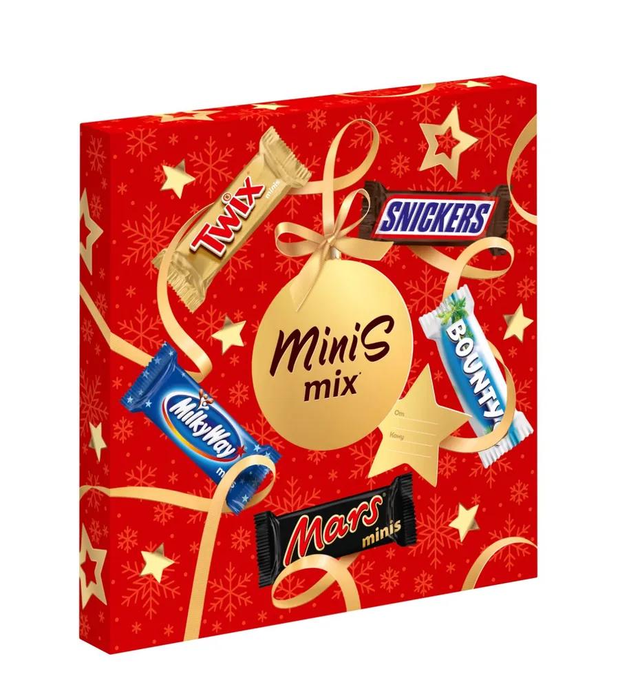 Подарочный набор Mars Minis Mix 160 гр., картон