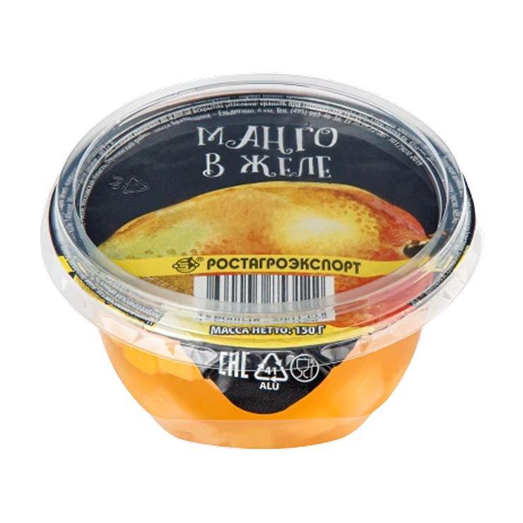 Фрукты в желе Ростагроэкспорт манго 150 гр., стакан