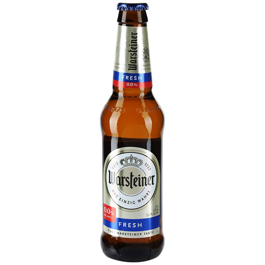 Пиво Warsteiner Premium Fresh безалкогольное, 330 мл., стекло