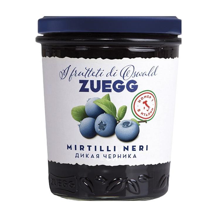 Конфитюр ZUEGG черничный 320 гр., стекло