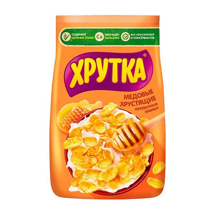 Хлопья Хрутка сухой завтрак медовые 270 гр., флоу-пак