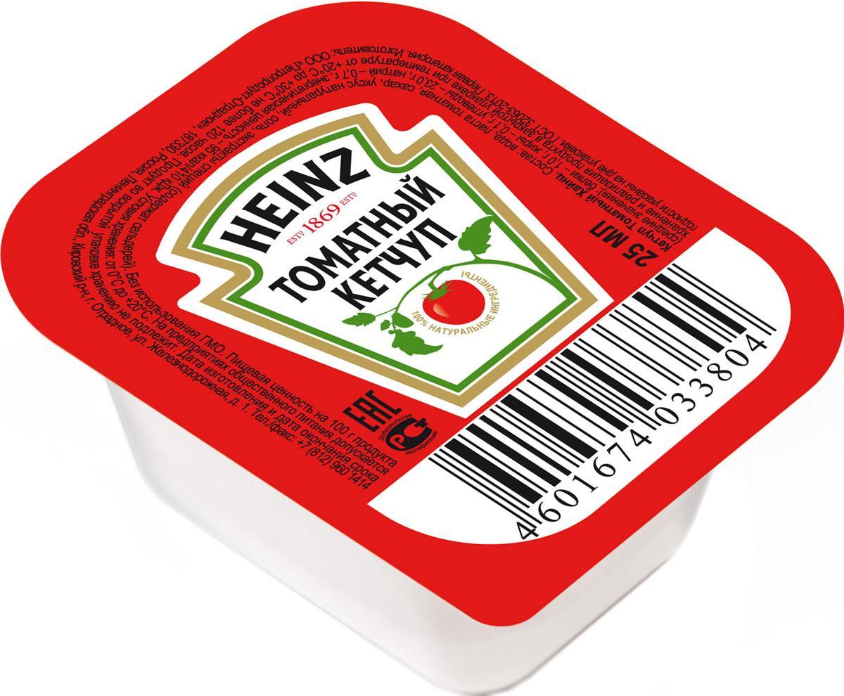 Кетчуп Heinz томатный дип-пот 25 мл., ванночка