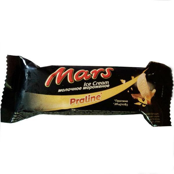 Мороженое Mars Батончик пралине, 35 гр., флоу-пак