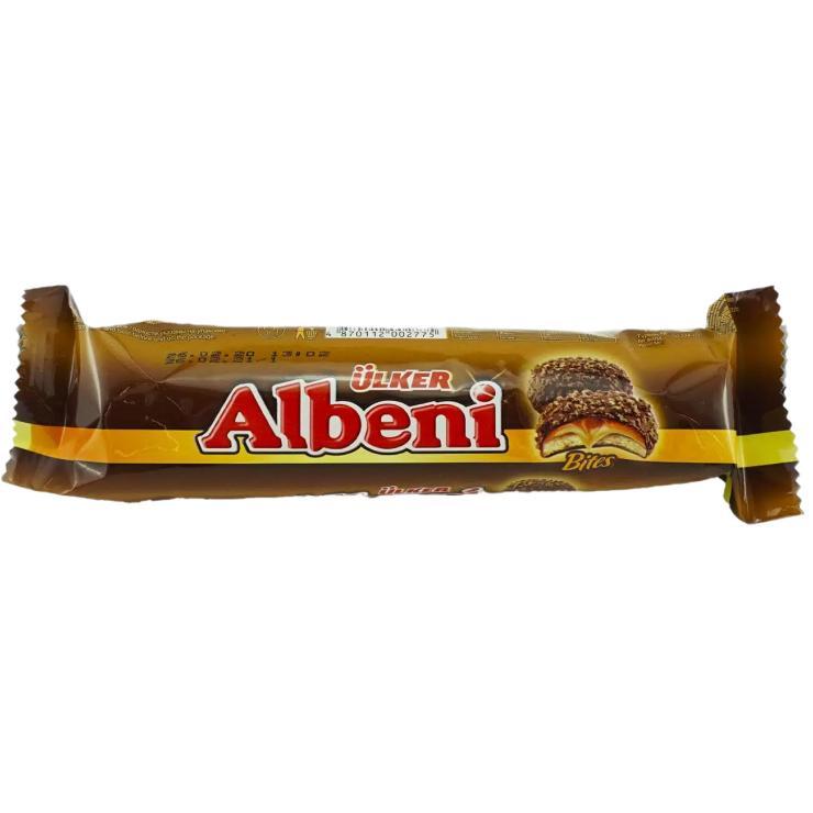 Печенье ULKER Albeni, в молочном шоколаде с карамелью 72 гр., флоу-пак