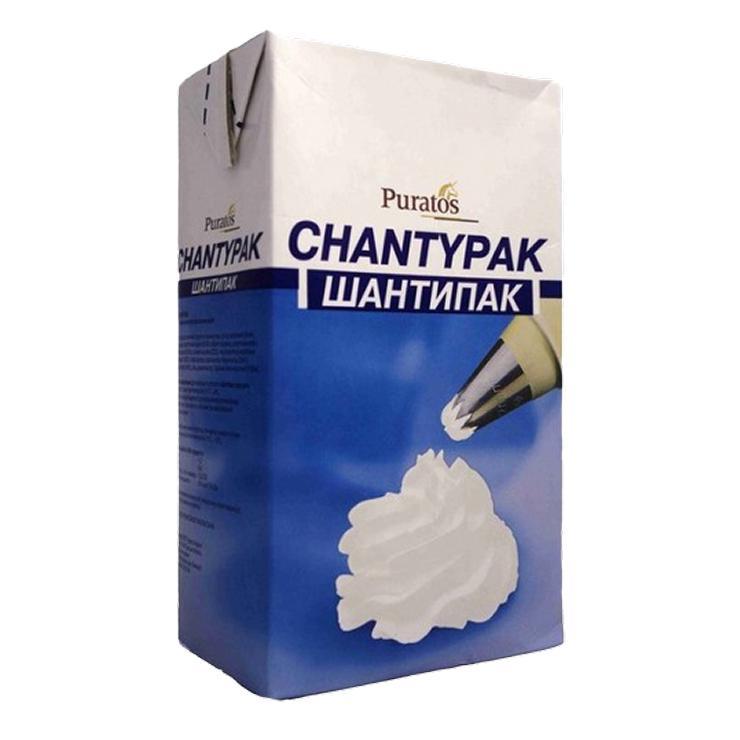 Сливки Puratos Chantypak Крем на растительных маслах 27% 1 л., тетра-пак