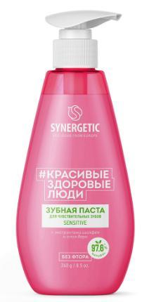 Зубная паста Synergetic Sensitive для чувствительных зубов 240 гр., ПЭТ