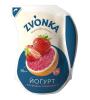 Йогурт питьевой Zvonka с наполнителем клубника-грейпфрут 1% 800 гр., ecоlean