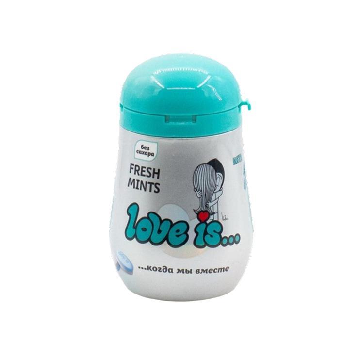 Конфеты Love is... мята освежающие 45 гр., пластик