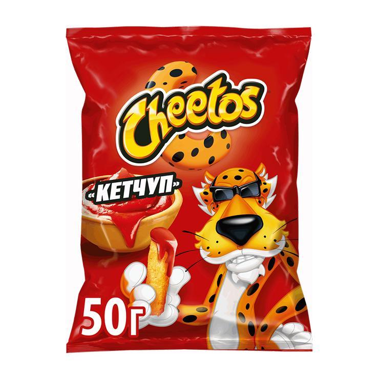Чипсы Cheetos кетчуп кукурузные 50 гр., флоу-пак
