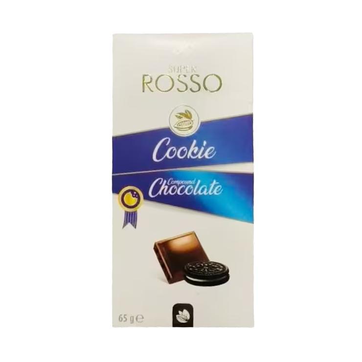 Шоколад ROSSO с печеньем Орео 65 гр., картон